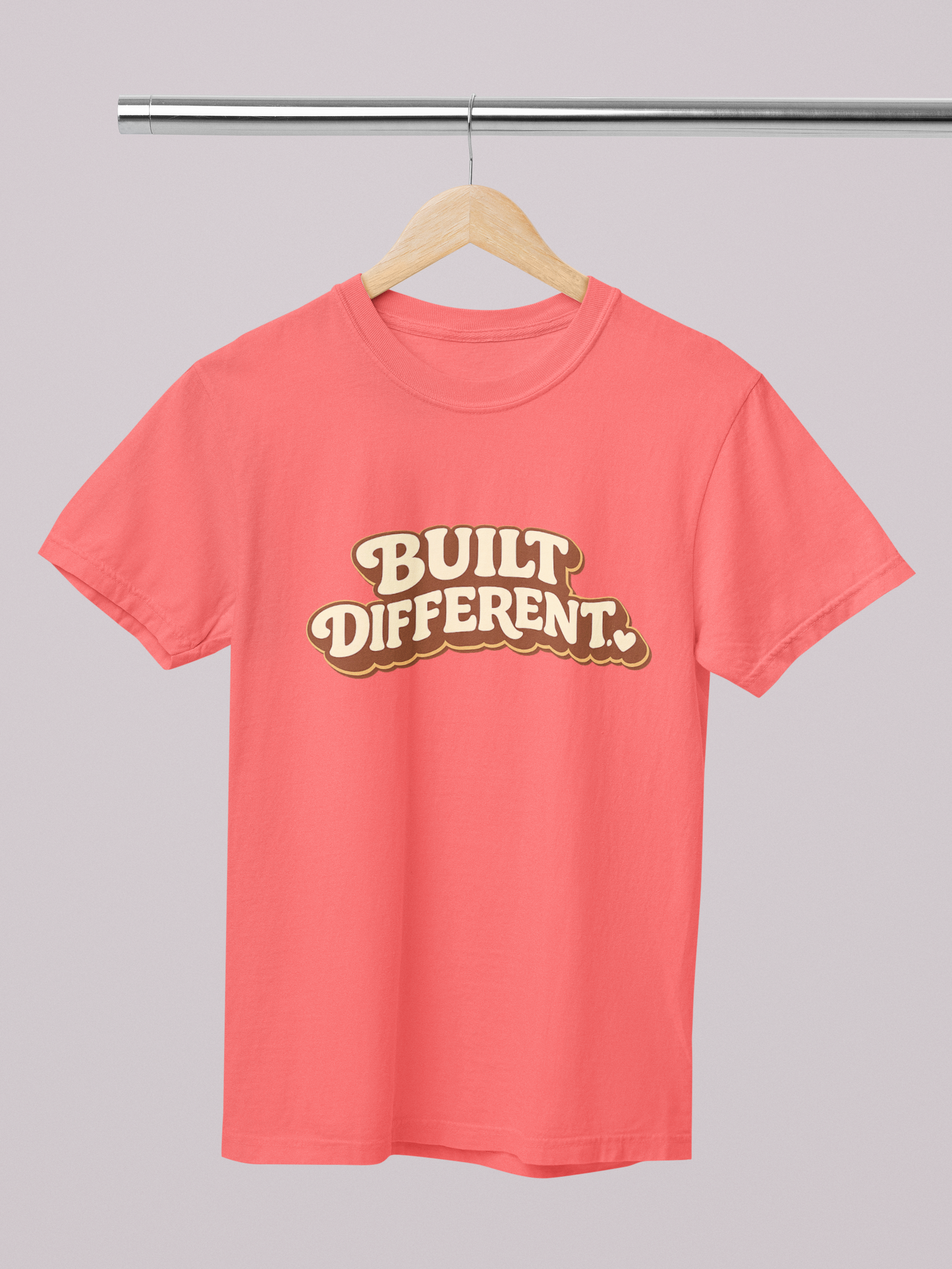 Built Different – Comfort Colors Tee (Espresso)