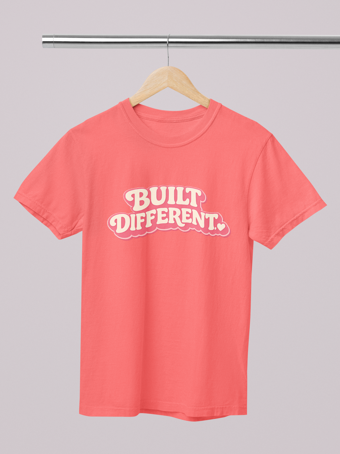 Built Different – Comfort Colors Tee (Blush)