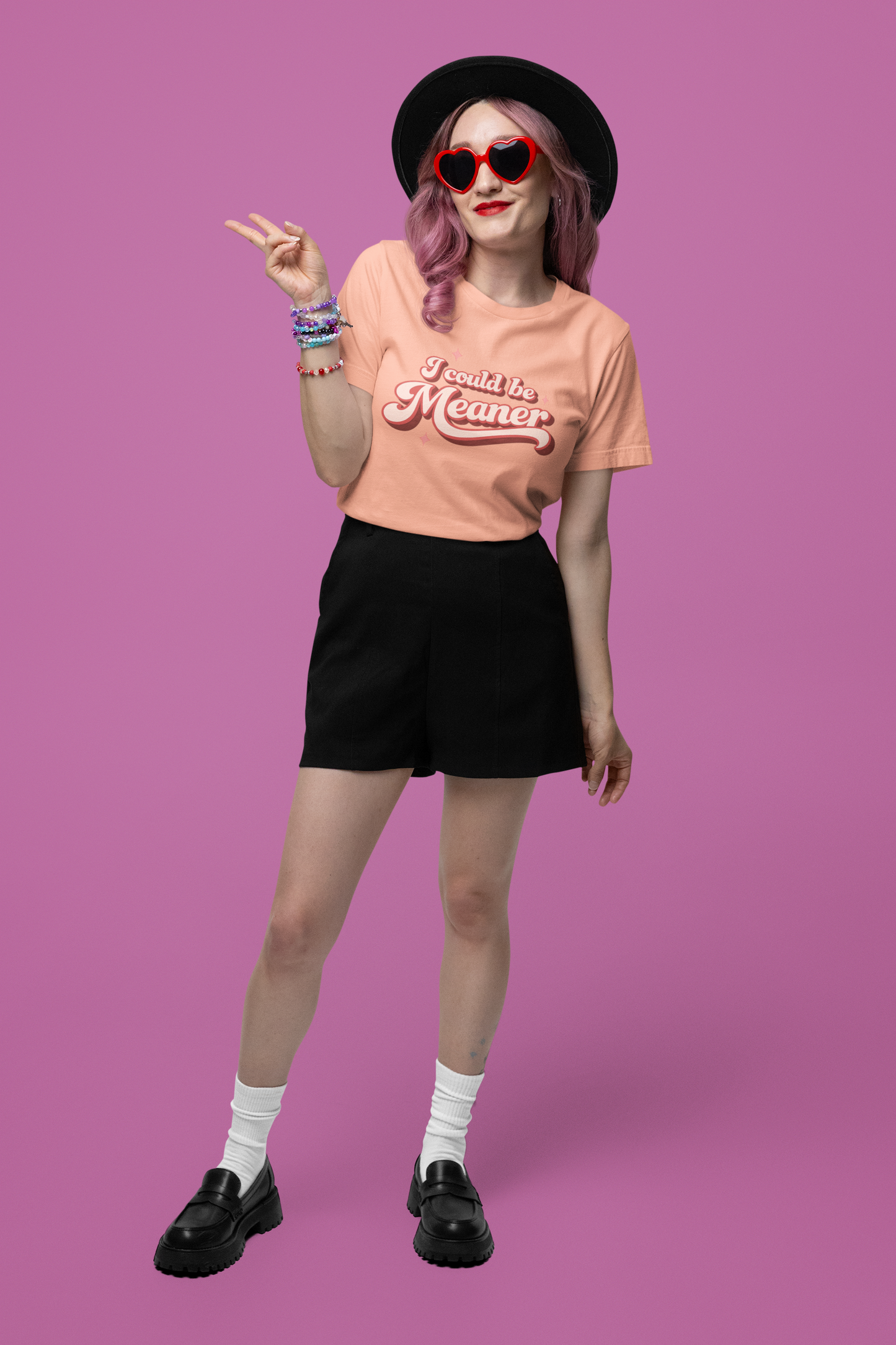 I Could Be Meaner – Comfort Colors Tee