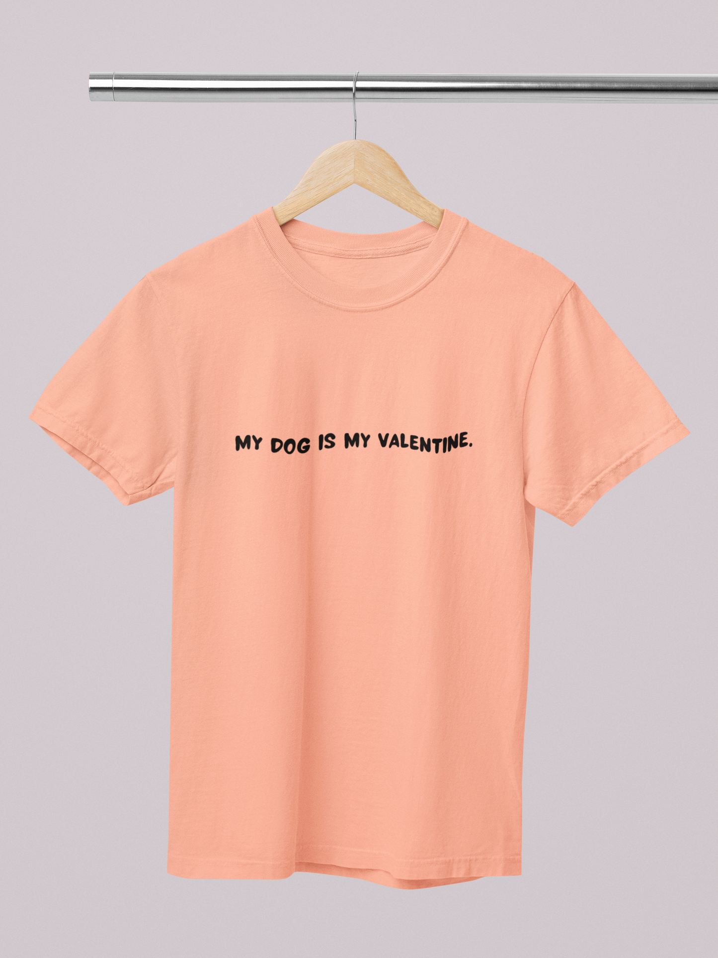 My Dog Is My Valentine – Comfort Colors Tee