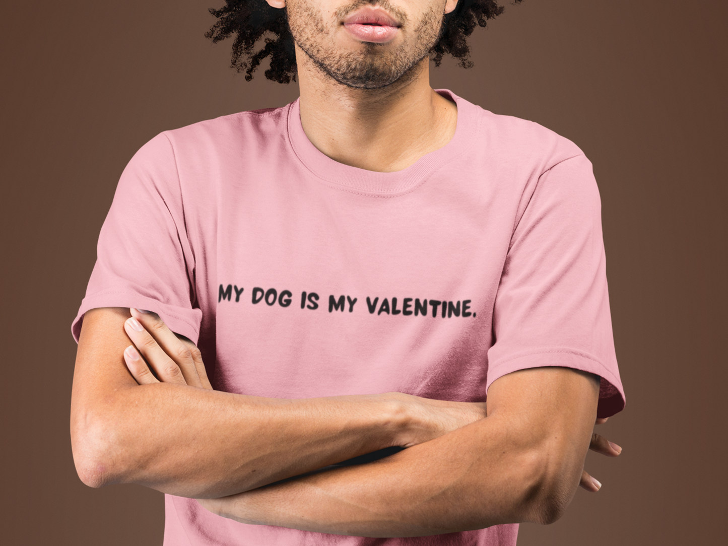 My Dog Is My Valentine – Comfort Colors Tee
