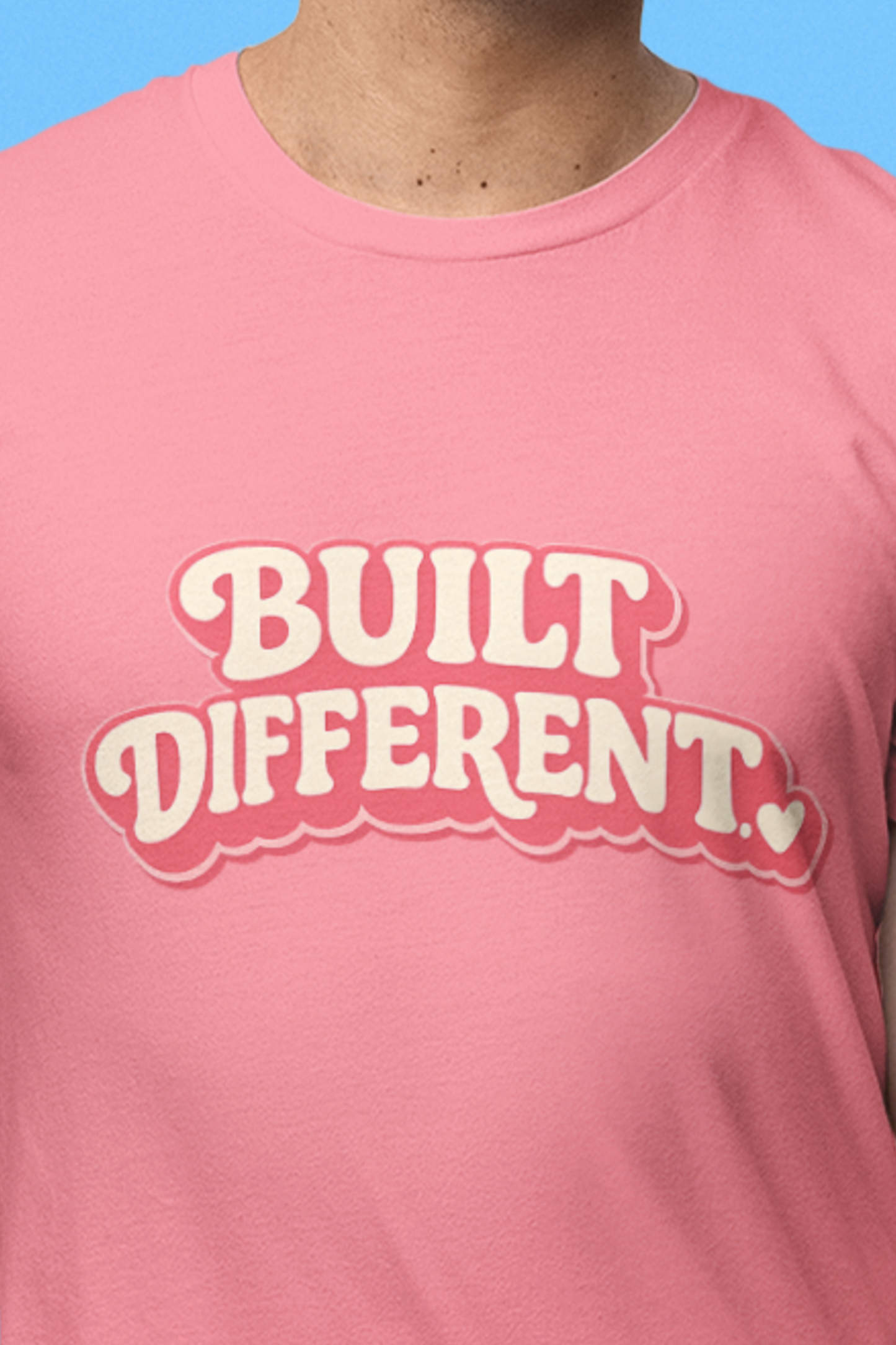 Built Different – Comfort Colors Tee (Blush)