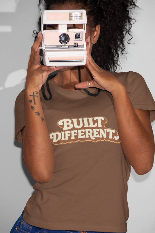 Built Different – Comfort Colors Tee (Espresso)