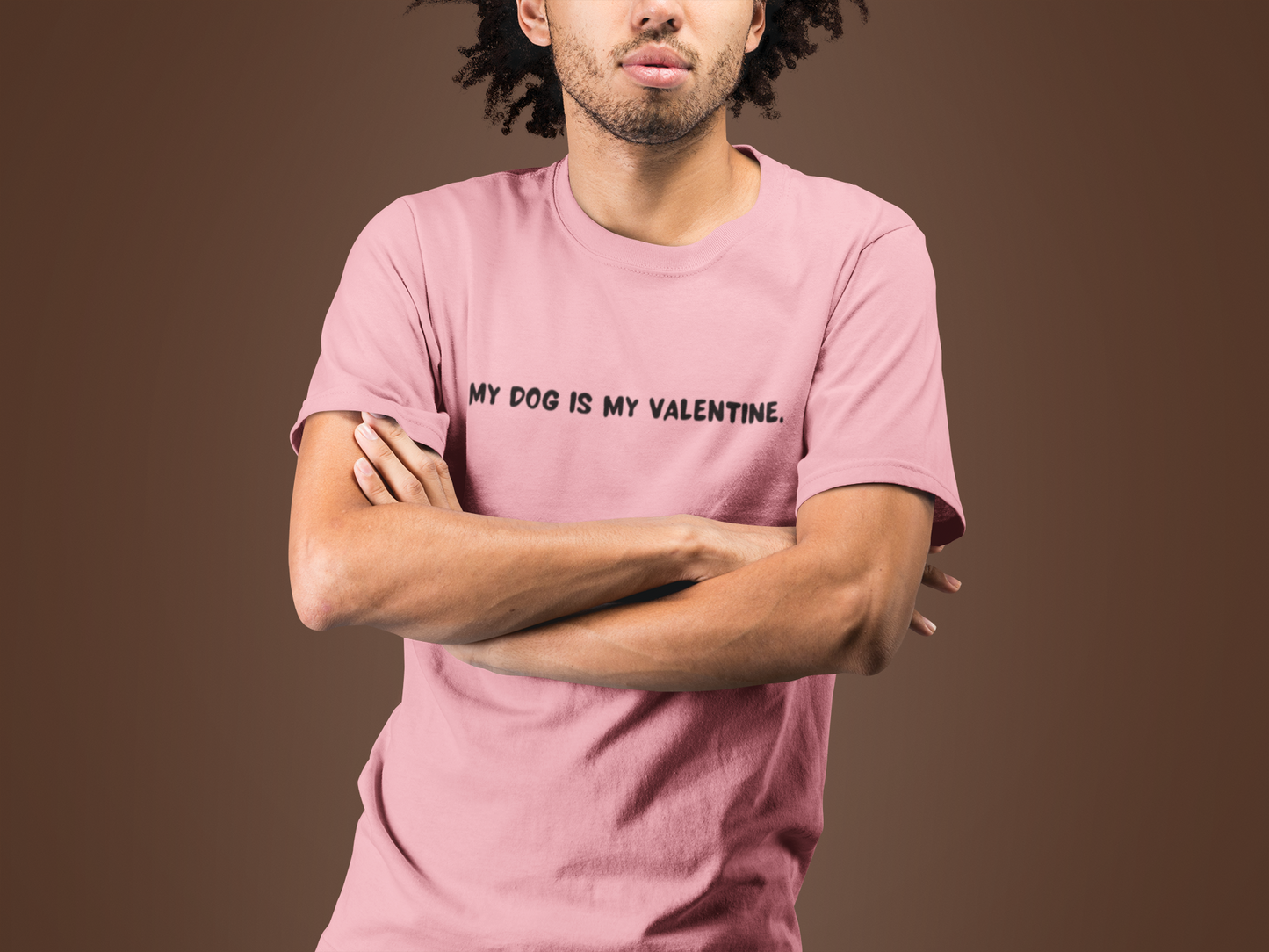 My Dog Is My Valentine – Comfort Colors Tee