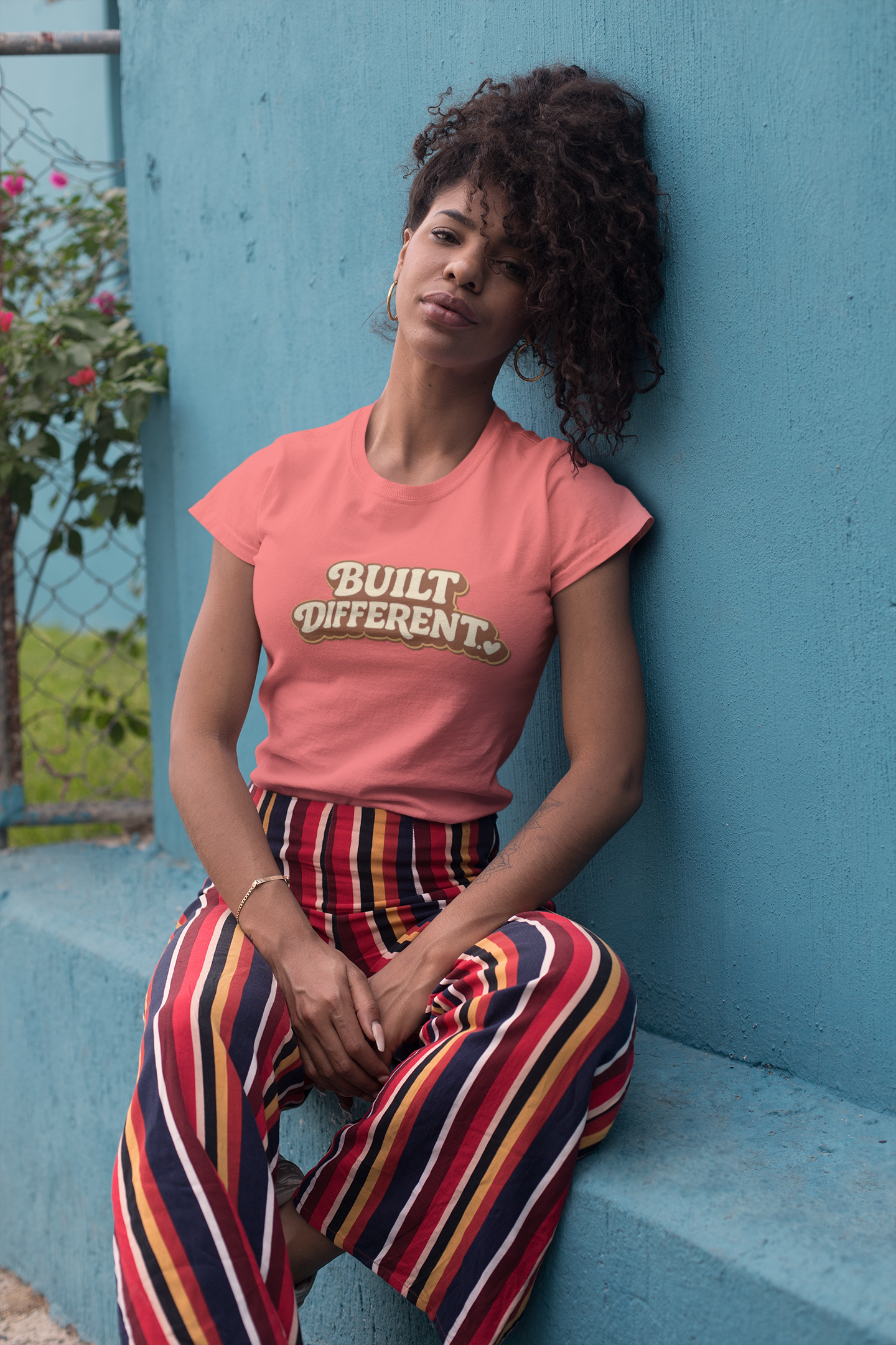 Built Different – Comfort Colors Tee (Espresso)